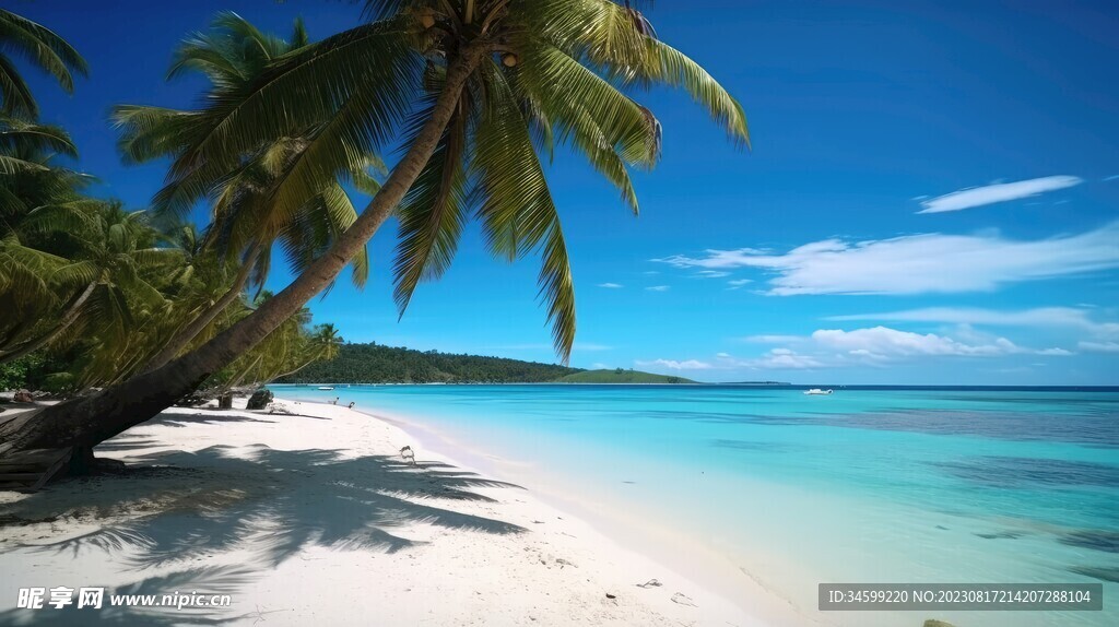 海滩风景  