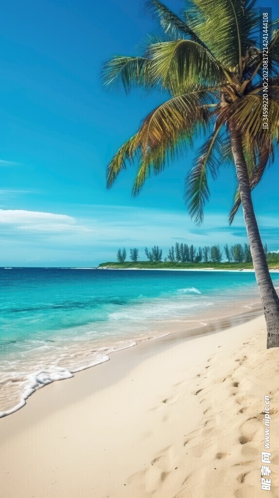 海滩风景  