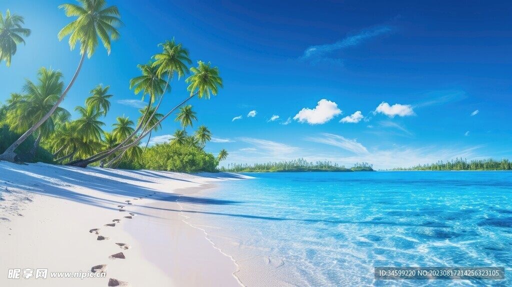 海滩风景  