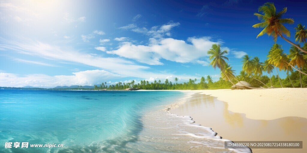 海滩风景  