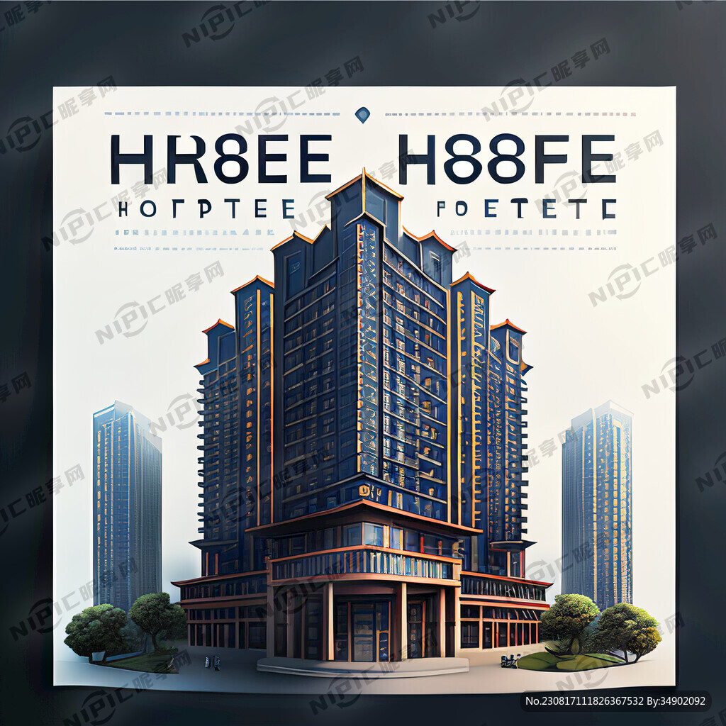 物业标书封面 带保安 高楼大厦