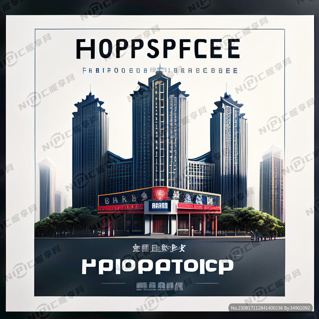 物业标书精装封面 有员工上班