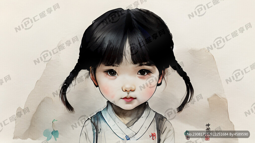 中国可爱小女孩