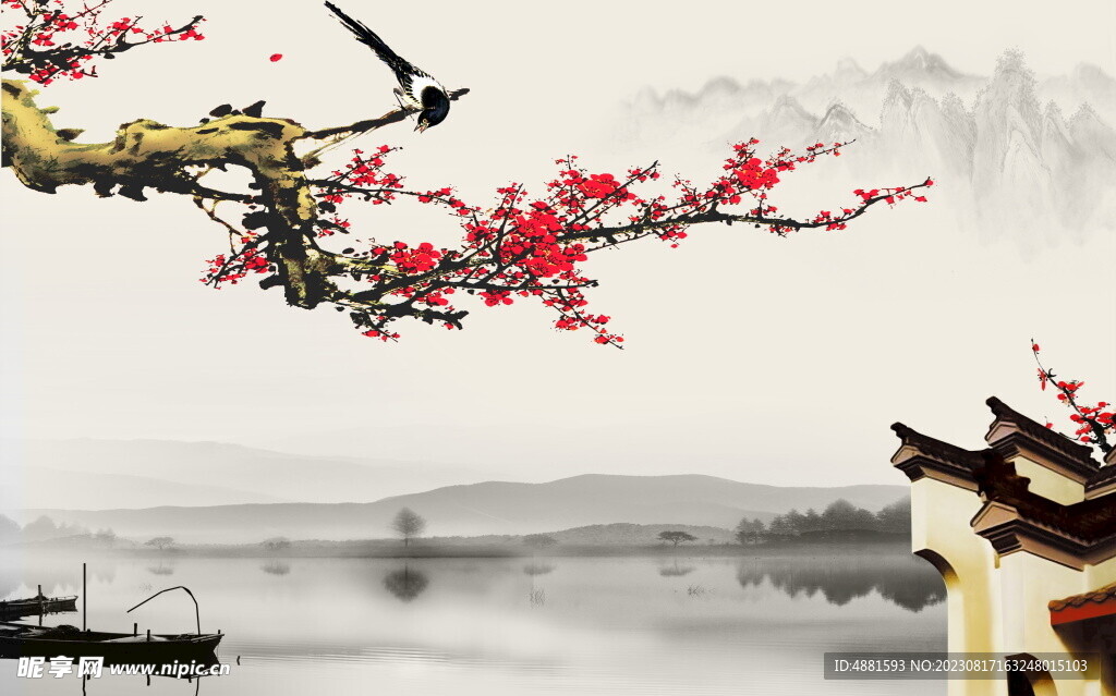 梅花背景