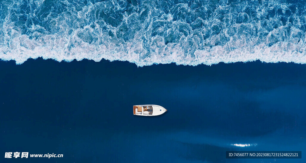 海浪帆船高清组合挂画装饰画