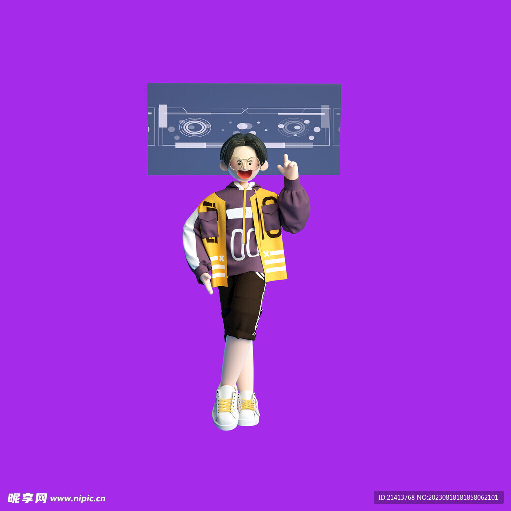 3D动画男孩