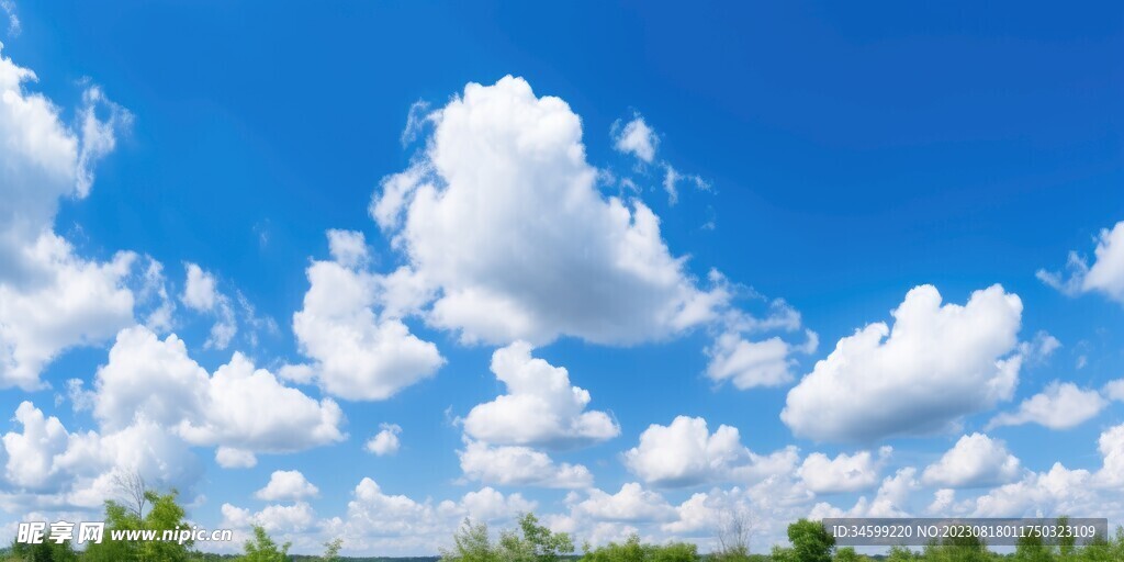 蓝天白云摄影图__自然风景_自然景观_摄影图库_昵图网