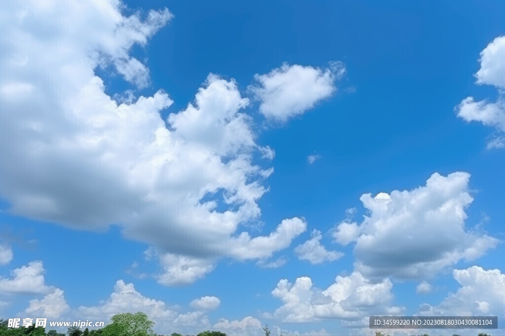 蓝天白云