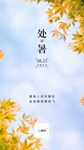 处暑海报