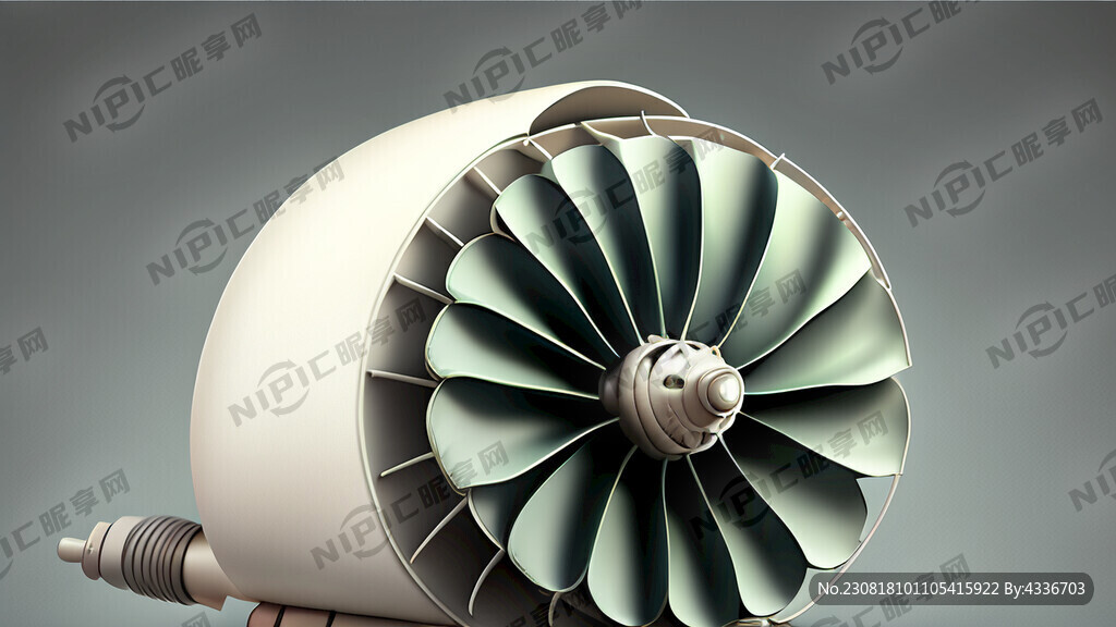 圆形风机带扇叶