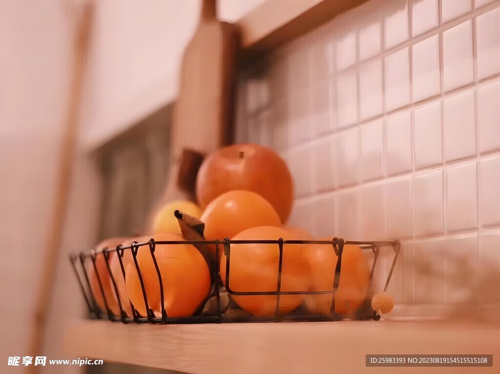 厨房中的水果