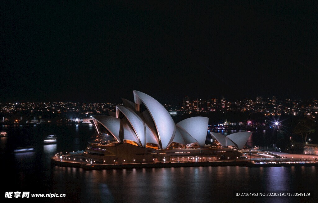 悉尼歌剧院夜景