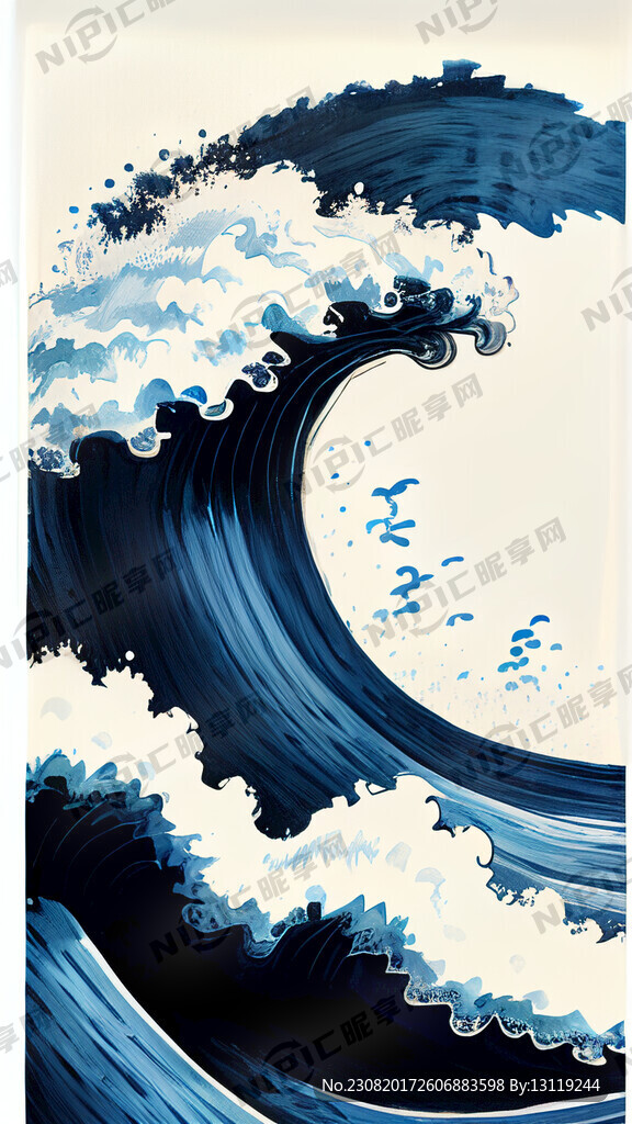 用手绘海浪生成汉字笔划