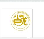 小白龙圆形标志