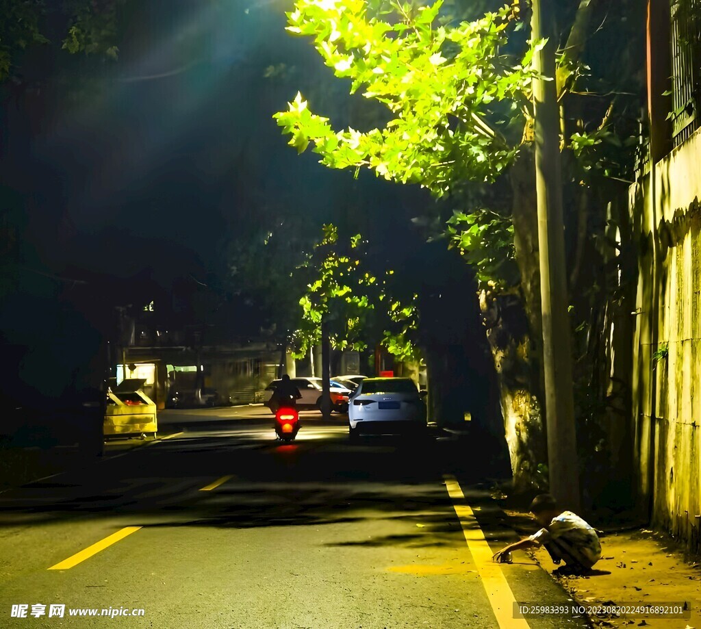 夜晚的街道