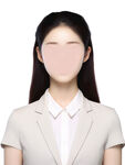 证件照换脸换装模板女