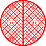 圆形花窗花边花框