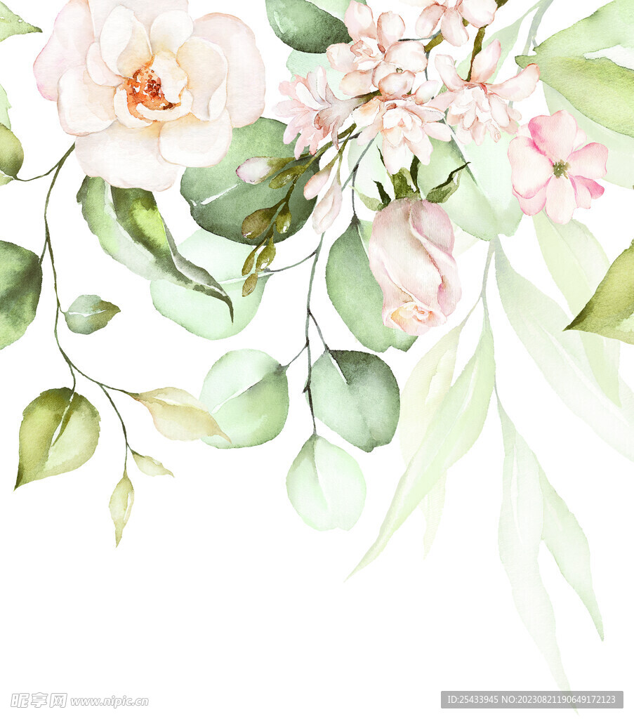 手绘花