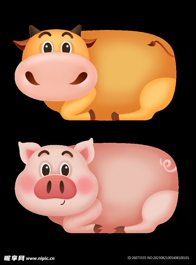 猪猪插画