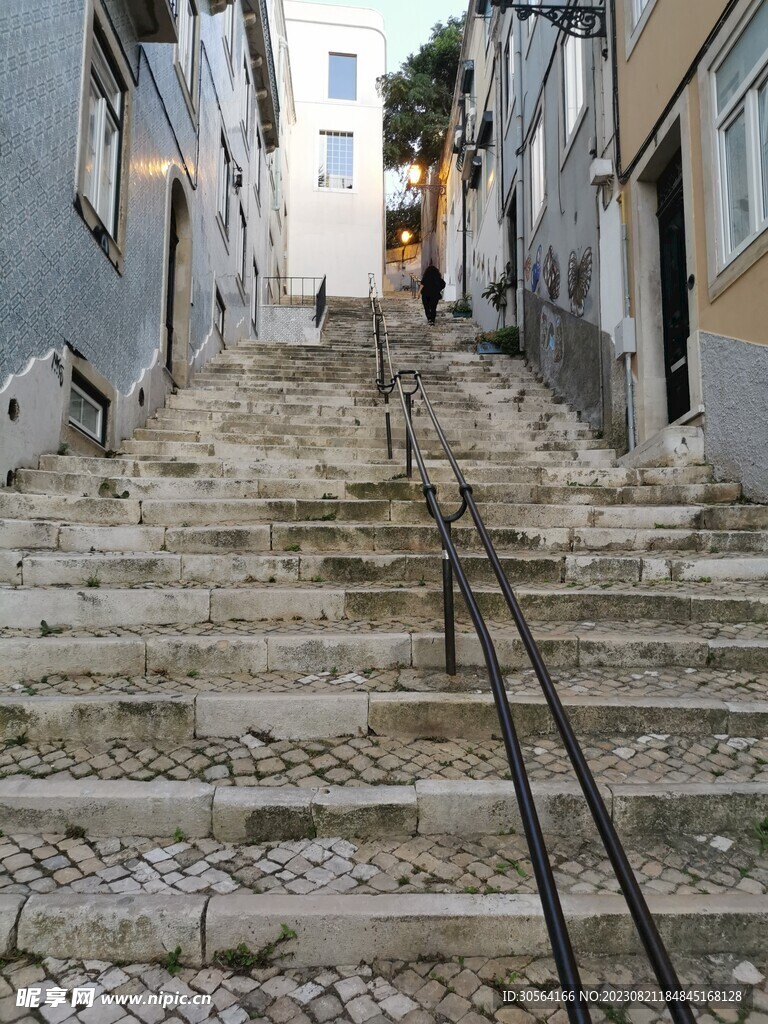 城市台阶建筑
