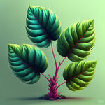3D绿色植物绿色植物彩色植物树叶