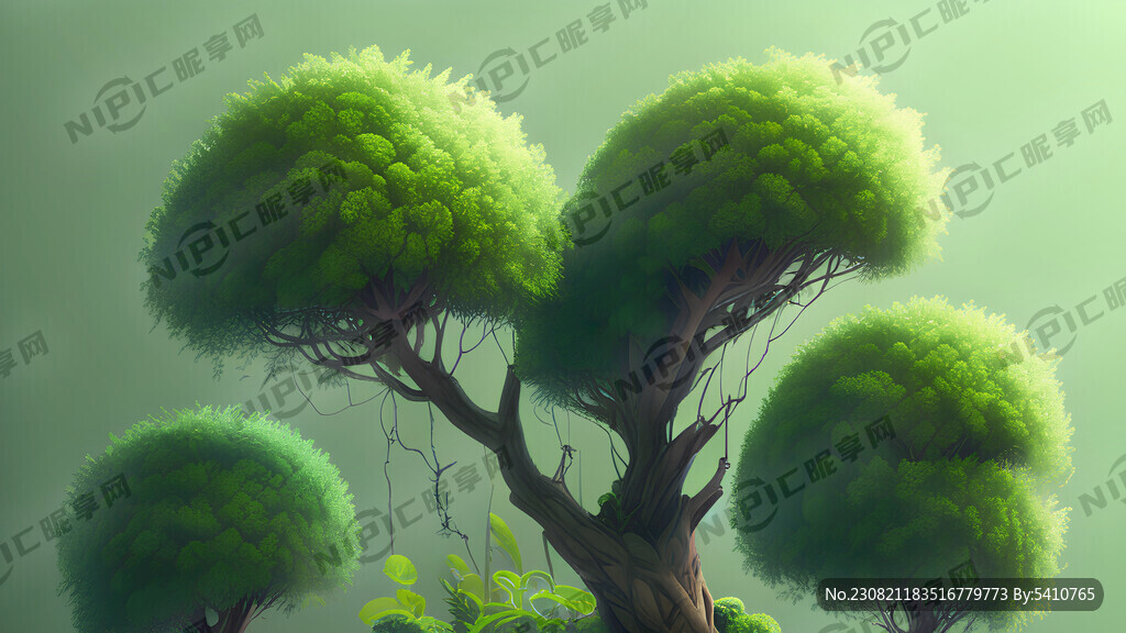 绿色植物树木
