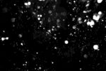 雪花碎片粉尘粒子下落图片素材 