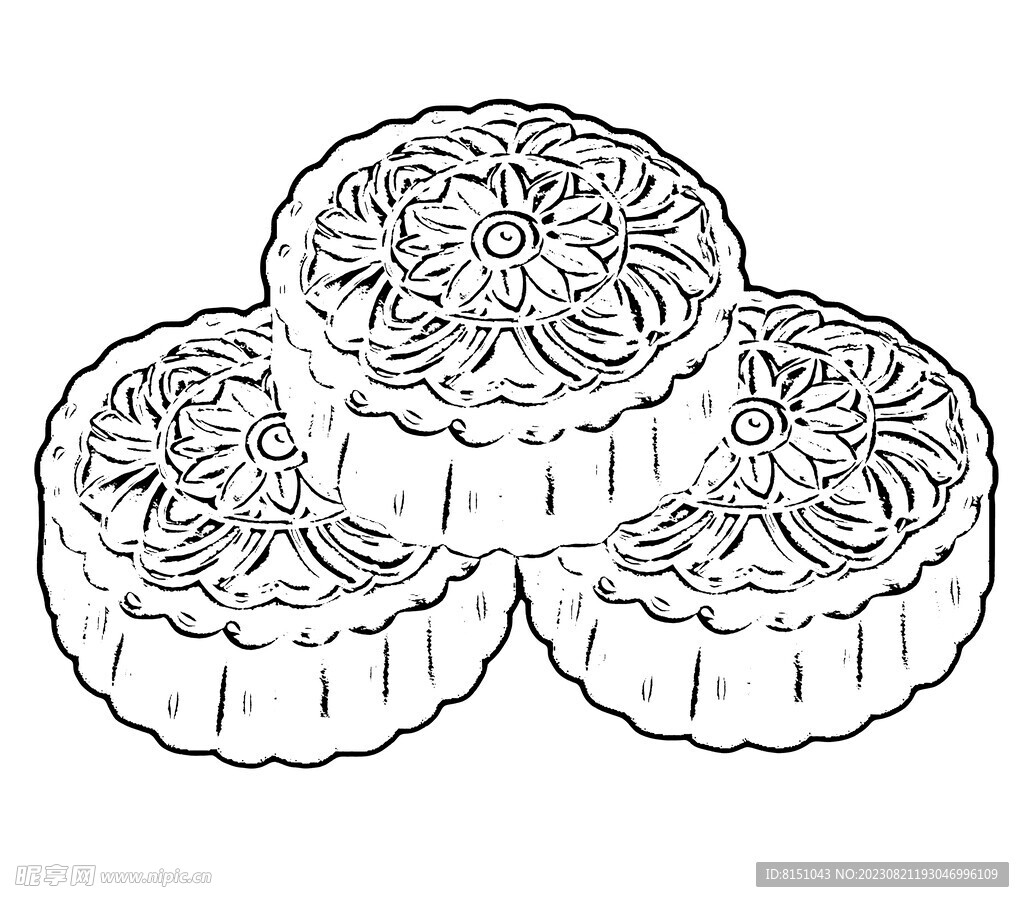 月饼设计图__PSD分层素材_PSD分层素材_设计图库_昵图网nipic.com