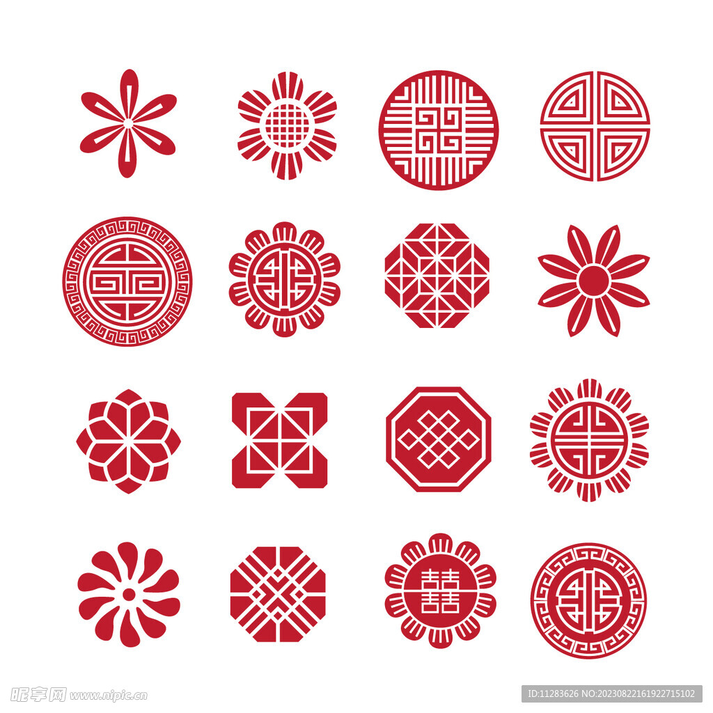 传统纹样图案