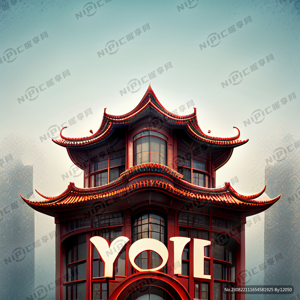 建筑生长成我爱你字体