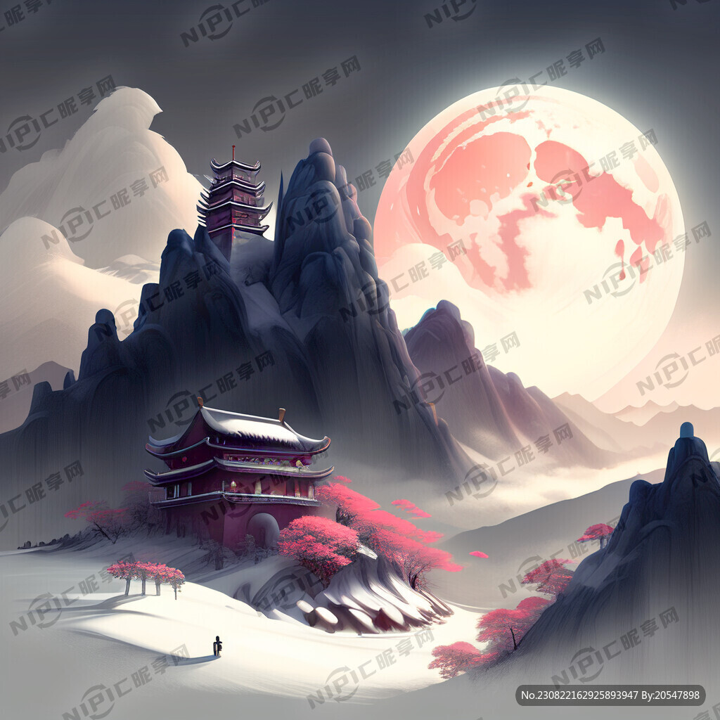 七夕 雪山