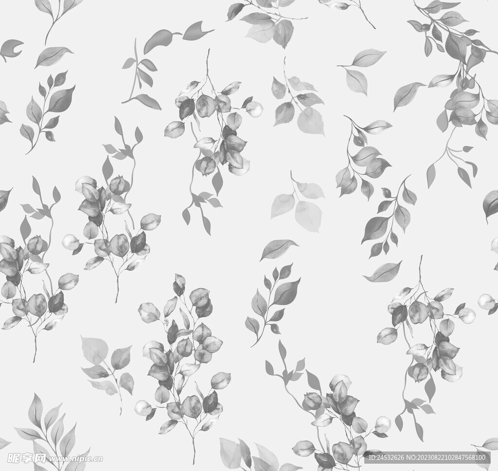 水墨小碎花图片