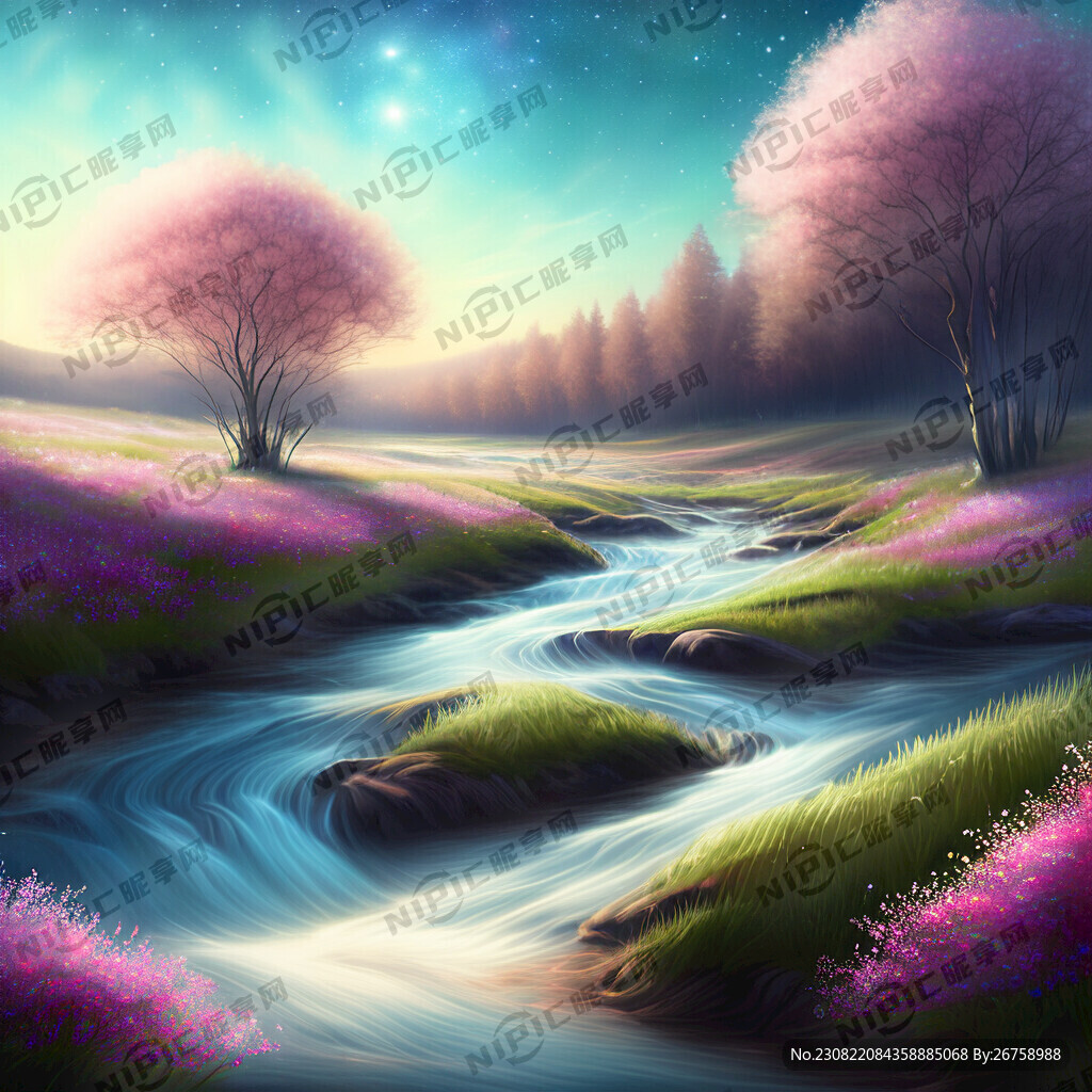 春天的星空 万物苏复 细水长流