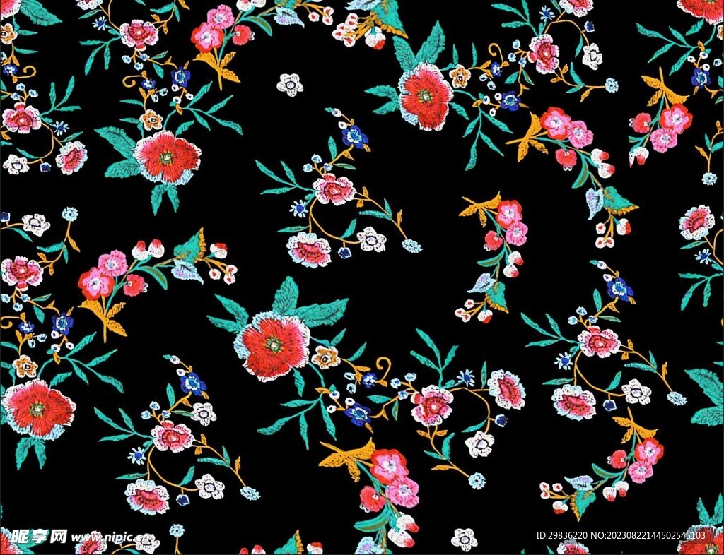 刺绣花