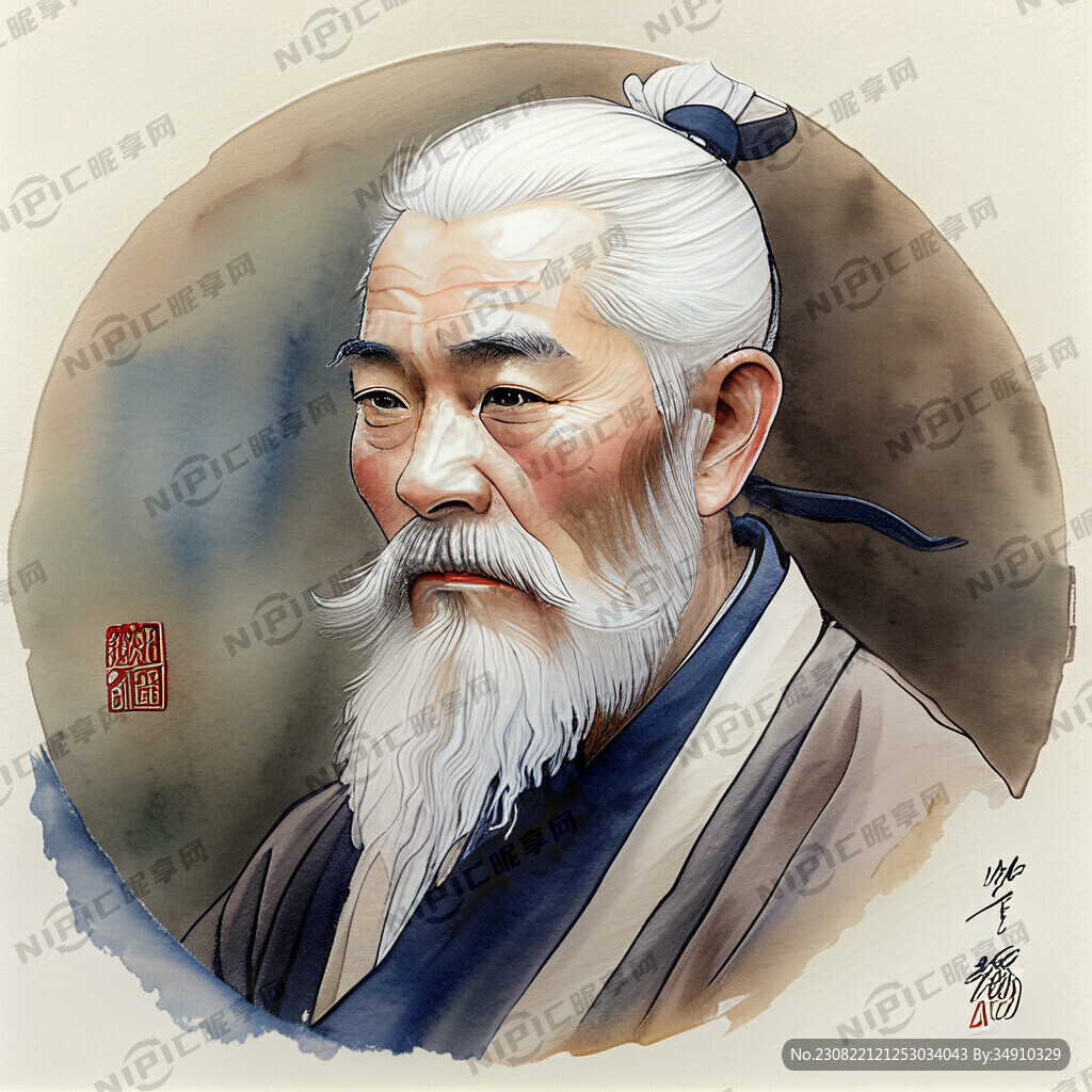 白胡子道士