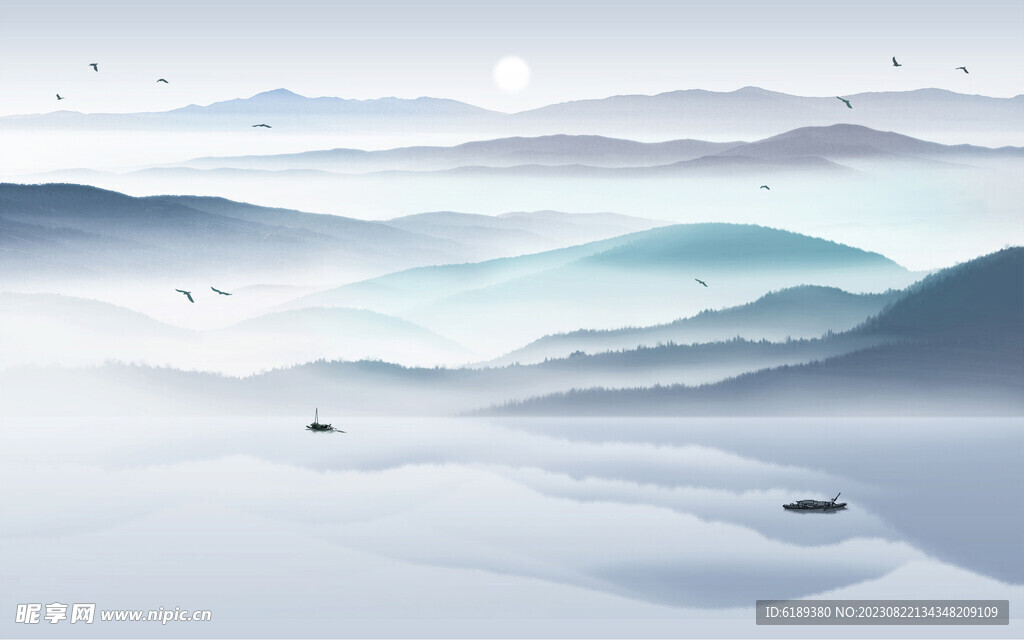 水墨画山水画
