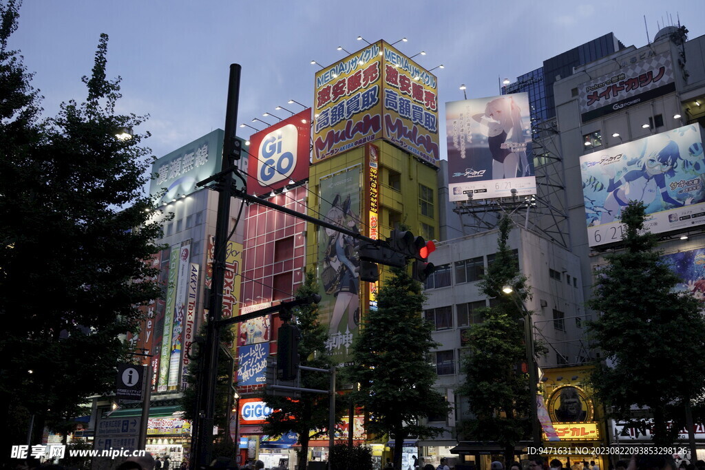 东京秋叶原街景 