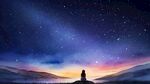 夜晚的星空