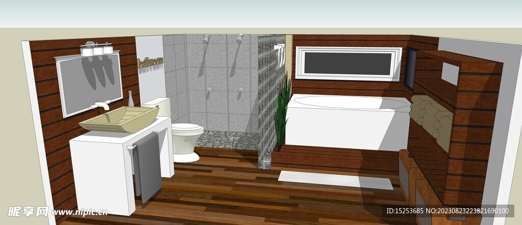 浴室设计模型