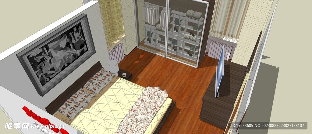 卧室设计模型