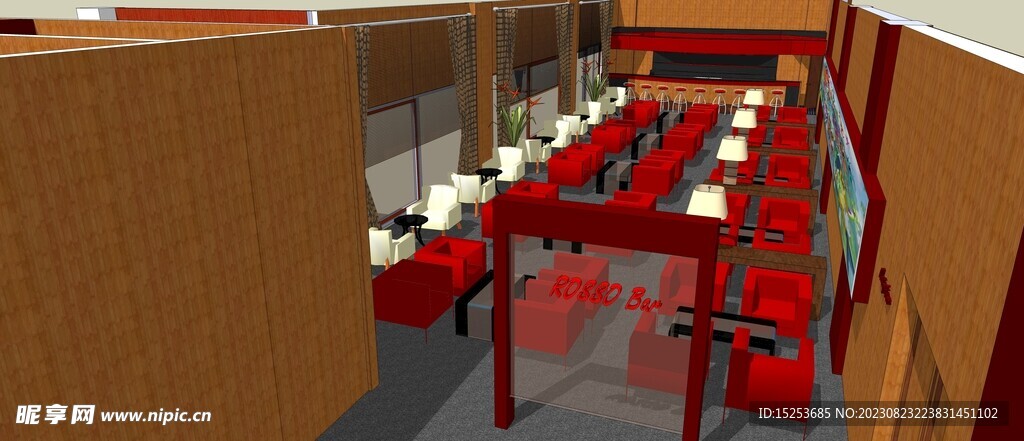 咖啡厅设计模型