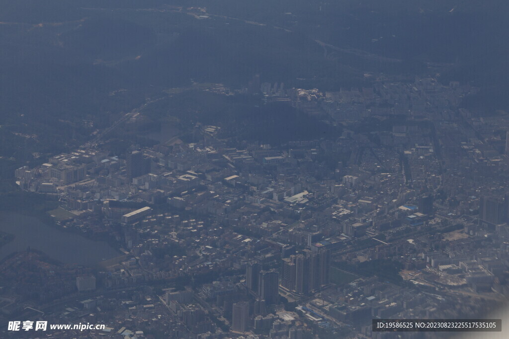 从高空看城市