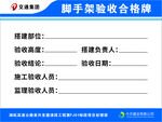 验收合格牌