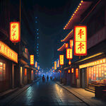 夜晚街道