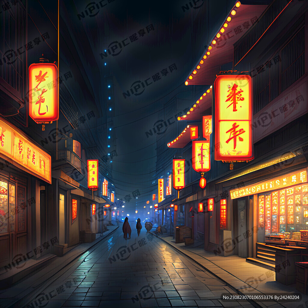 夜晚街道