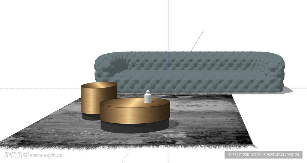 欧式沙发模型