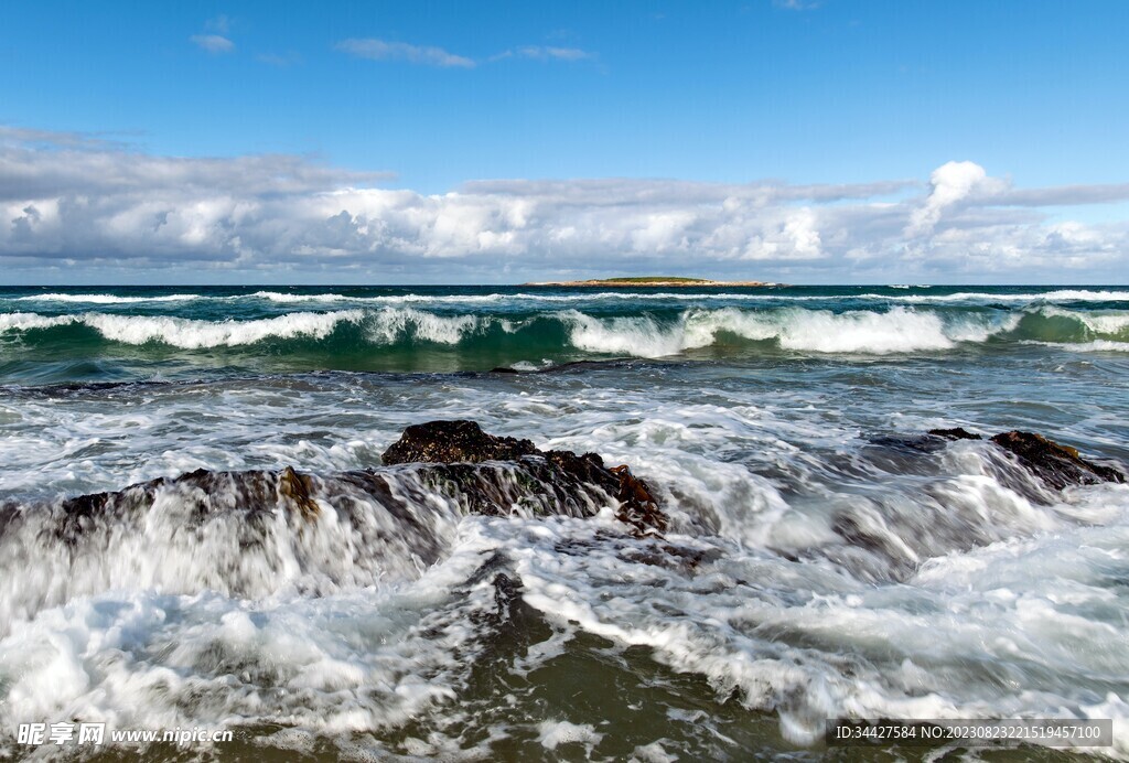 海浪与云海