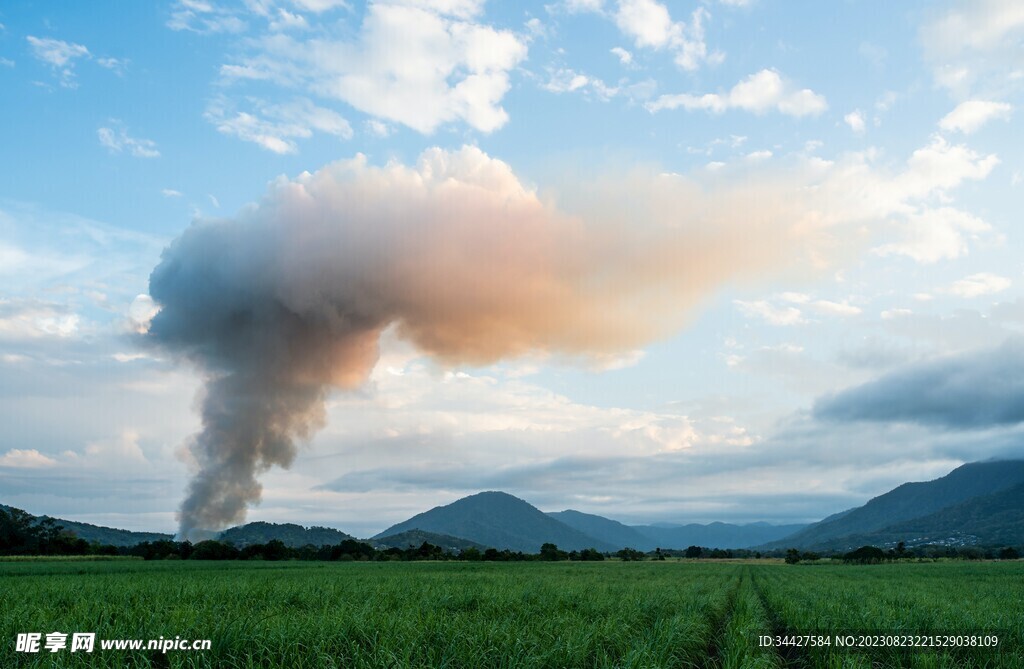 田野和火山