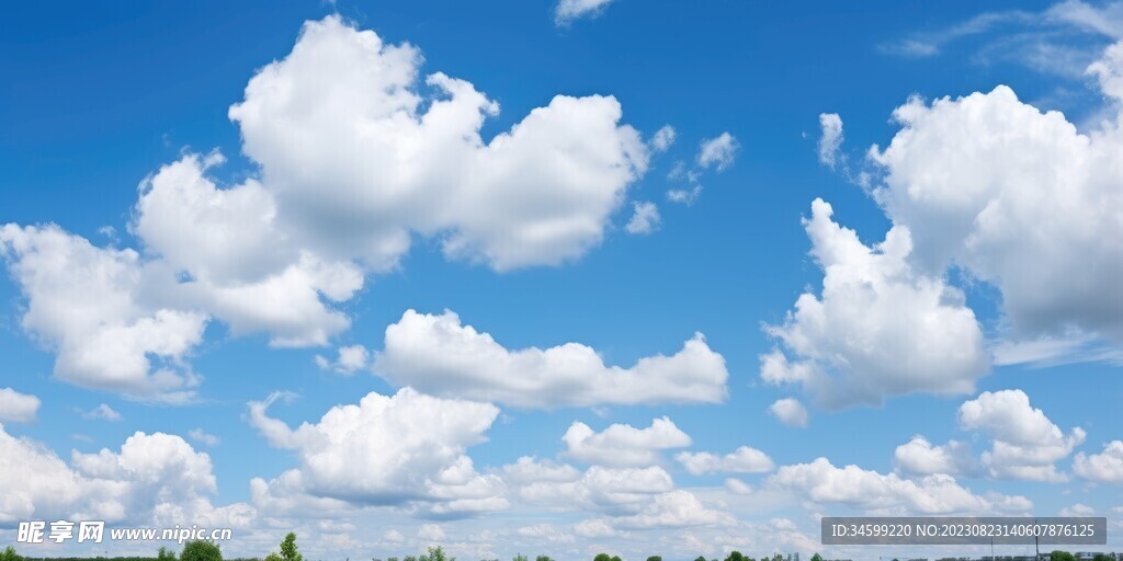 蓝天白云 摄影图__自然风景_自然景观_摄影图库_昵图网