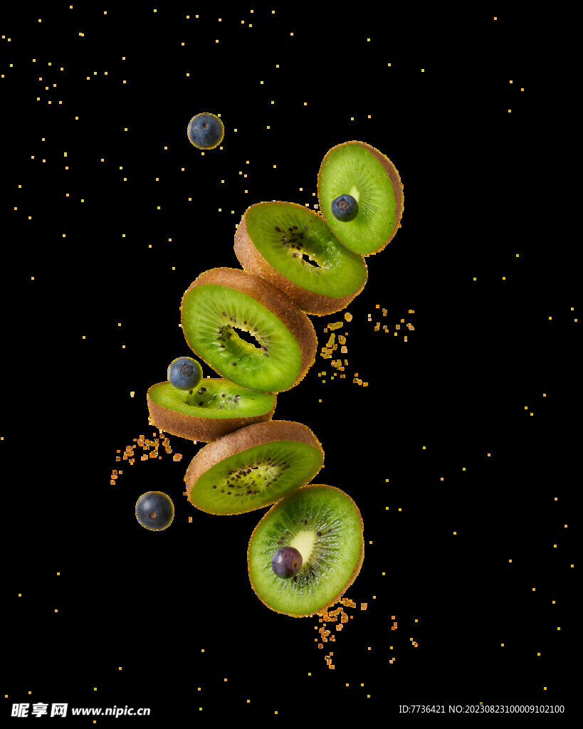 悬浮水果猕猴桃
